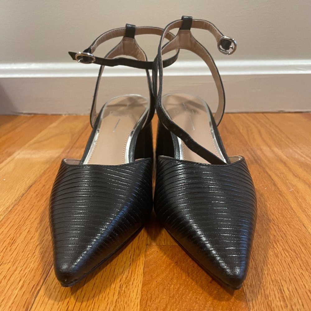 Paolo Heels, Black, Size 5.5 US (Brand New)